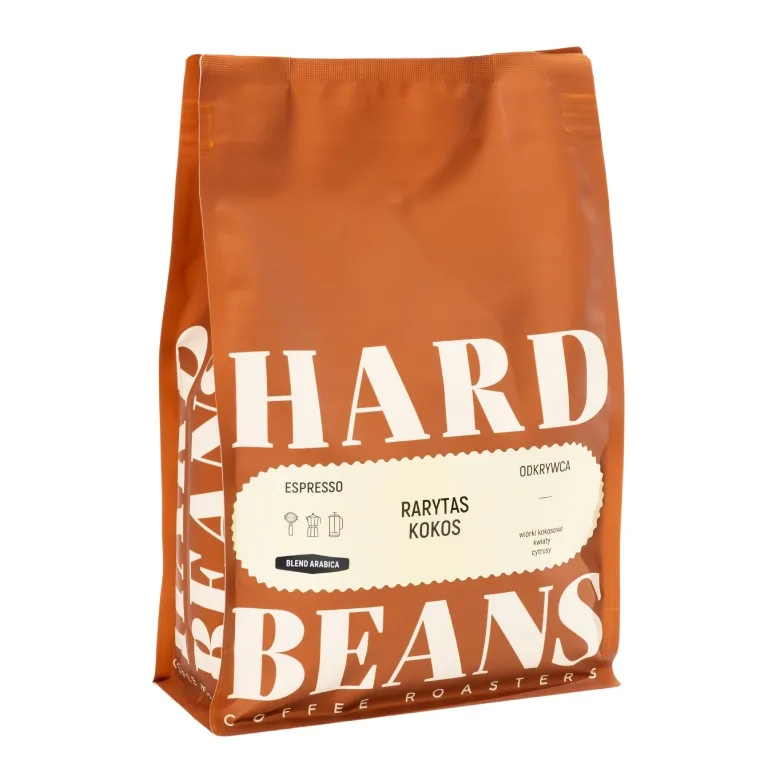 Кофе в зёрнах Hard Beans Rarytas Kokos Espresso, 1 кг