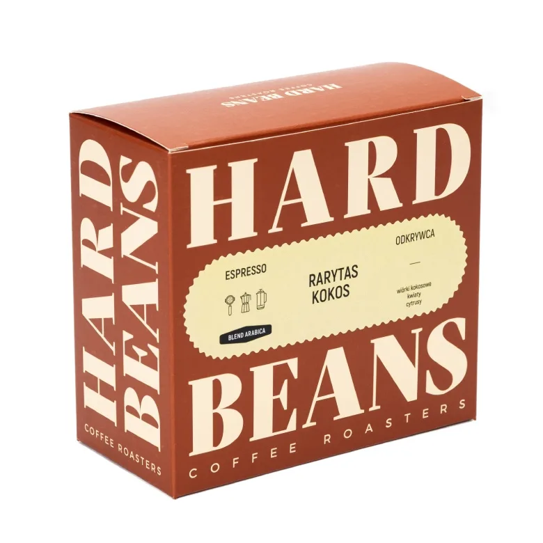 Кофе в зёрнах Hard Beans Раритас Кокос Эспрессо, 250 г
