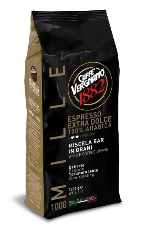 Кофе в зёрнах Vergnano Mille 1000 Espresso Extra Dolce, 1 кг