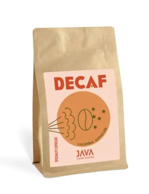 Кофе в зёрнах Java Coffee Колумбия Asomujer Decaf безкофеиновый для эспрессо, 250 г