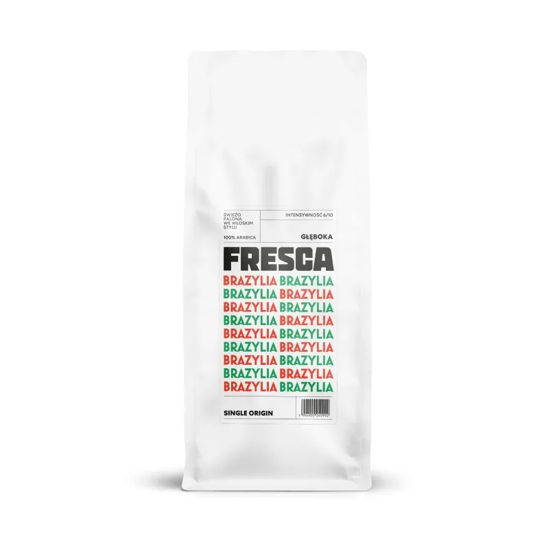 Кофе в зёрнах Fresca Бразилия, 100% арабика сингл ориджин, 1 кг