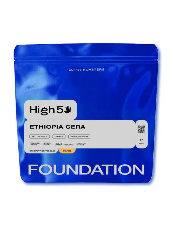 Кофе в зёрнах Foundation High5 Эфиопия Гера фильтр, 250 г