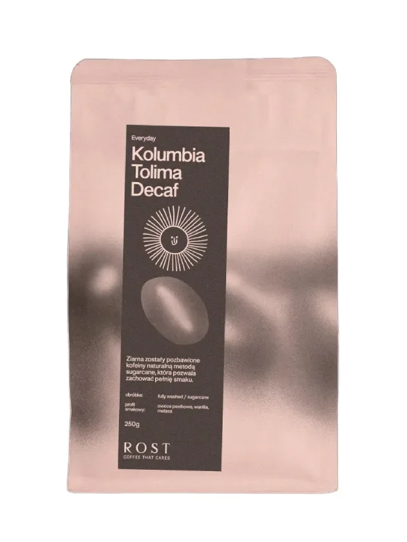 Кофе в зёрнах Рост Колумбия Толима Декаф (бескофеиновый), 250 г
