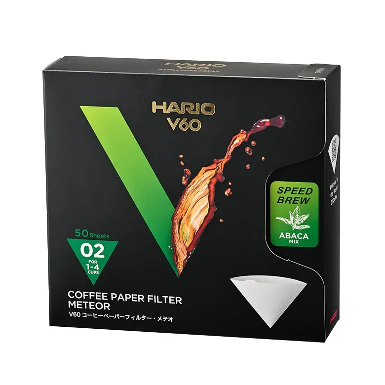 Фильтры бумажные Hario Meteor V60-02, 50 шт.