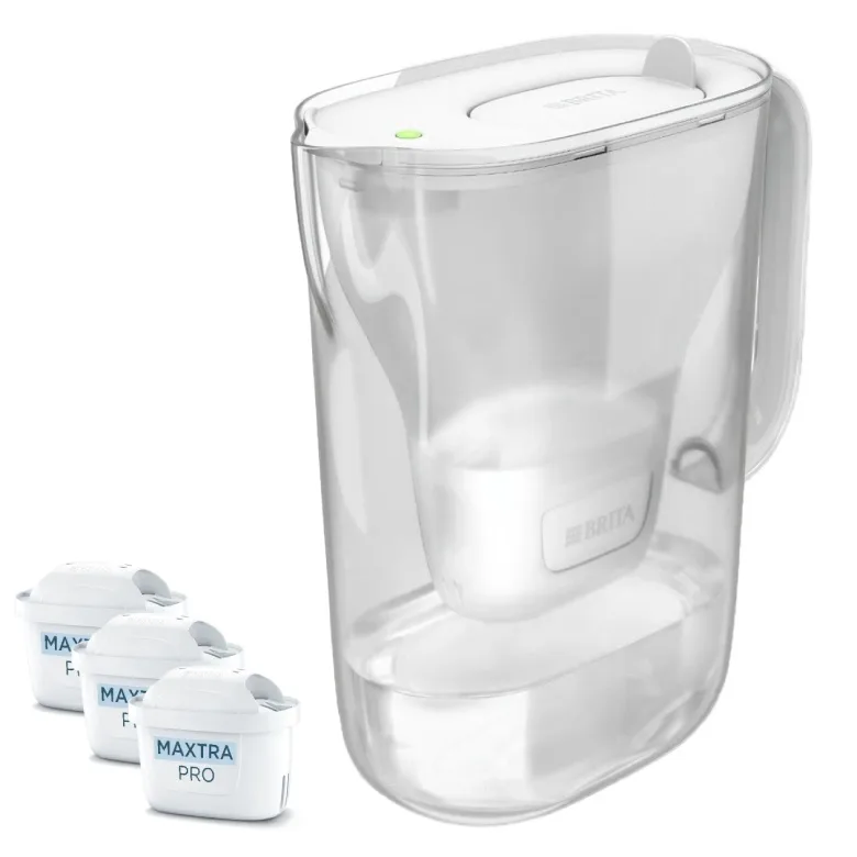Кувшин фильтрующий BRITA Style Essential 2,4 л белый с 3 фильтрами MAXTRA PRO