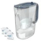 Кувшин фильтрующий BRITA Style Essential 2,4 л графитовый с 3 фильтрами MAXTRA PRO — фото 1