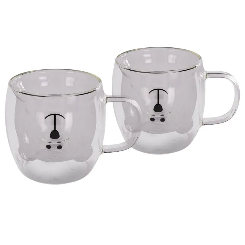 Стаканы Lamart Vaso Bear 250 мл, светлые (2 шт)