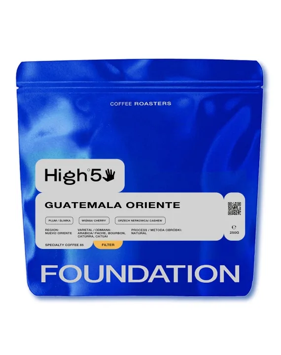 Кофе в зёрнах Foundation Coffee Roasters High5 Guatemala Oriente, фильтр, 250 г