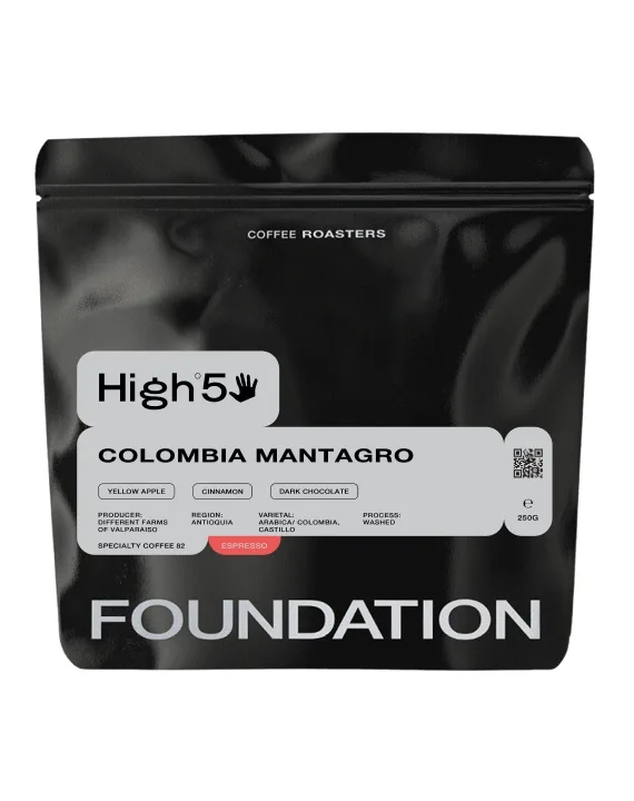 Кофе в зёрнах Foundation Coffee Roasters Хай5 Колумбия Мантагро Эспрессо, 250 г