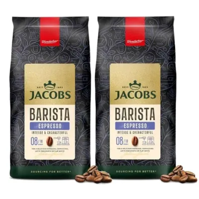 Кофе в зёрнах Jacobs Barista Editions Espresso, набор 2х1 кг