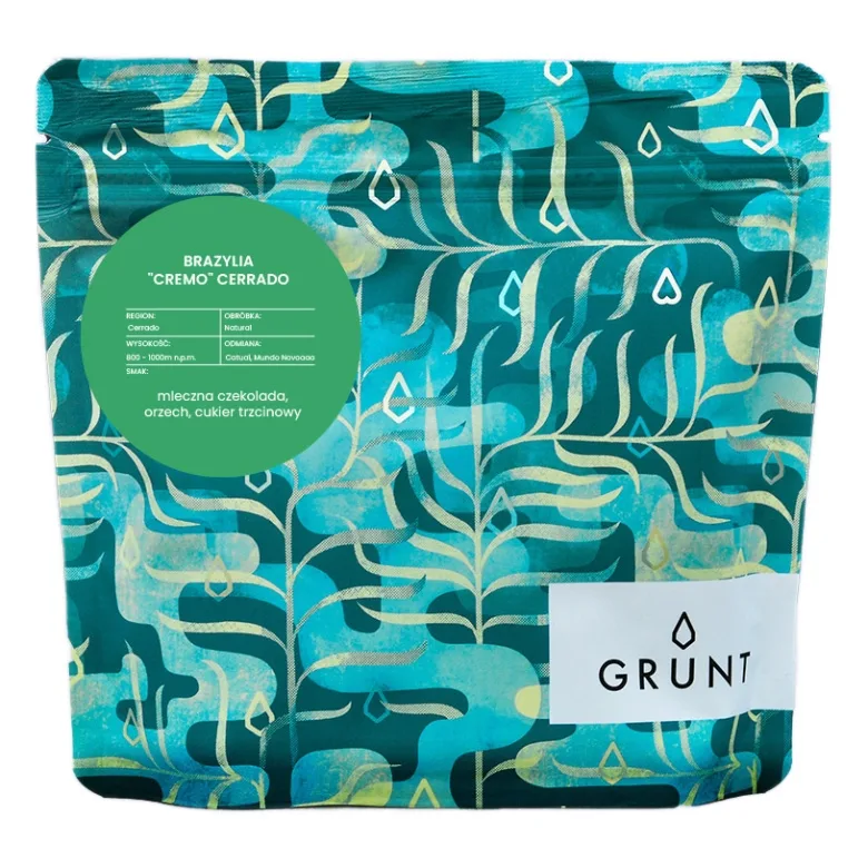Кофе в зёрнах Grunt Бразилия Кремо Серрадо, 250 г