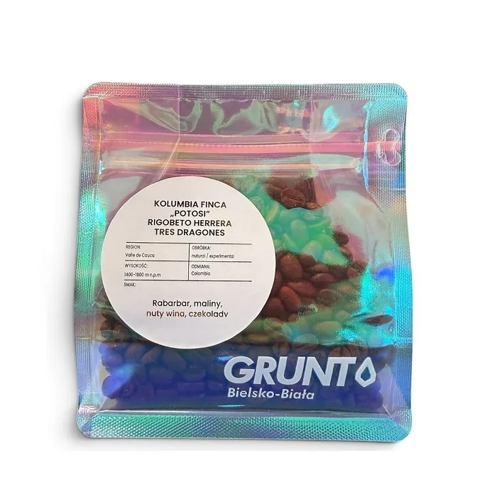 Кофе в зёрнах Grunt Колумбия Финка Потоси Ригоберто Эррера Трес Драгонес, 150 г