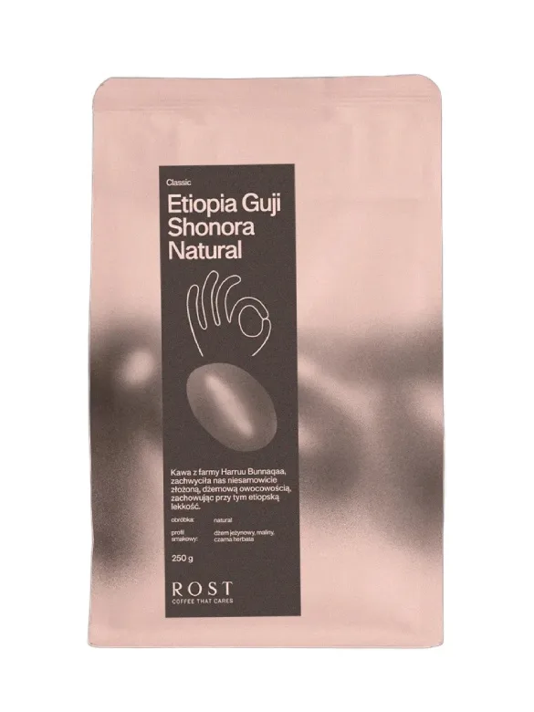 Кофе в зёрнах ROST Эфиопия Guji Shonora Natural, фильтр, 250 г