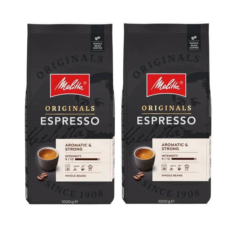 Кофе в зёрнах Melitta Originals Espresso, набор 2х1 кг
