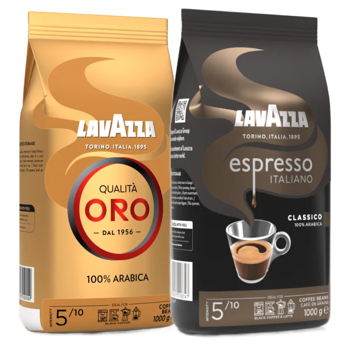Набор кофе в зёрнах Lavazza Qualita Oro и Espresso Barista Perfetto, 2х1 кг