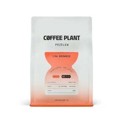Кофе в зёрнах Coffee Plant LOW Brownie без кофеина (пониженное содержание), 250 г