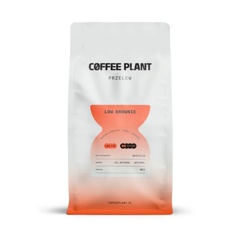 Кофе в зернах Coffee Plant LOW Brownie с пониженным кофеином 800г