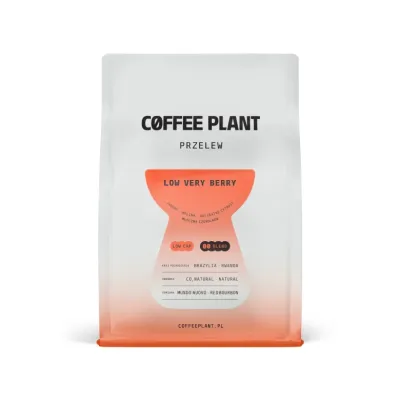 Кофе в зёрнах Coffee Plant LOW Very Berry с пониженным содержанием кофеина, 250 г