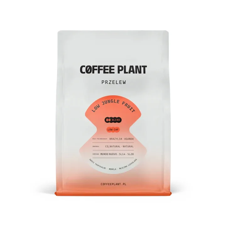 Кофе в зернах Coffee Plant LOW Jungle Fruit с пониженным кофеином 250г