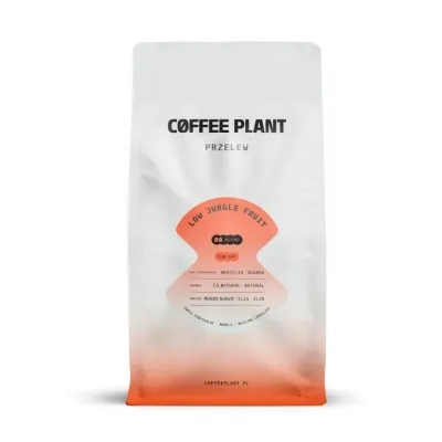 Кофе в зёрнах COFFEE PLANT LOW Jungle Fruit, с пониженным содержанием кофеина, 800 г