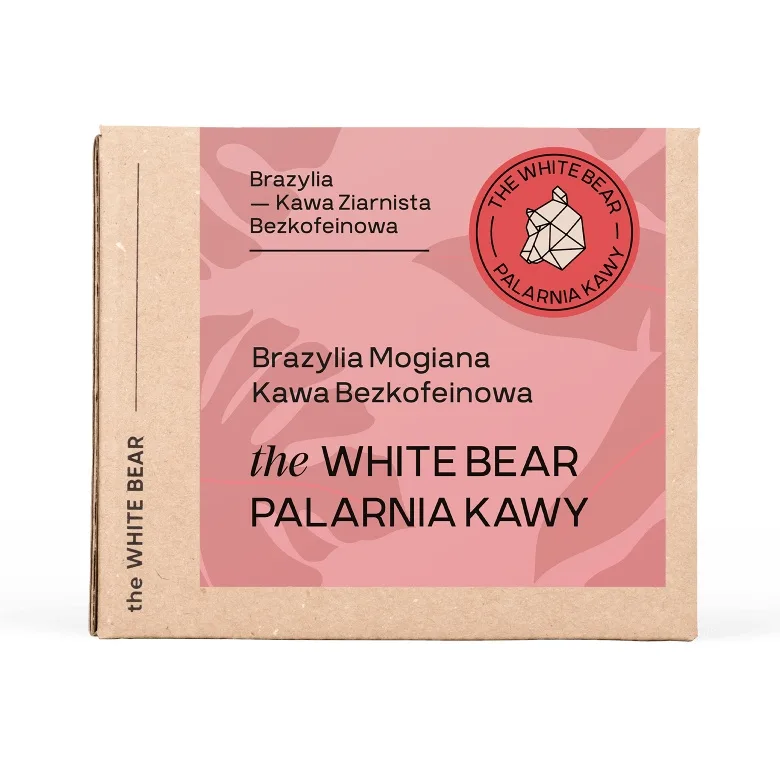 Кофе в зёрнах The White Bear Бразилия Могиана без кофеина, 250 г