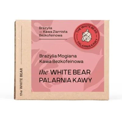 Кофе в зёрнах The White Bear Бразилия Могиана без кофеина, 250 г