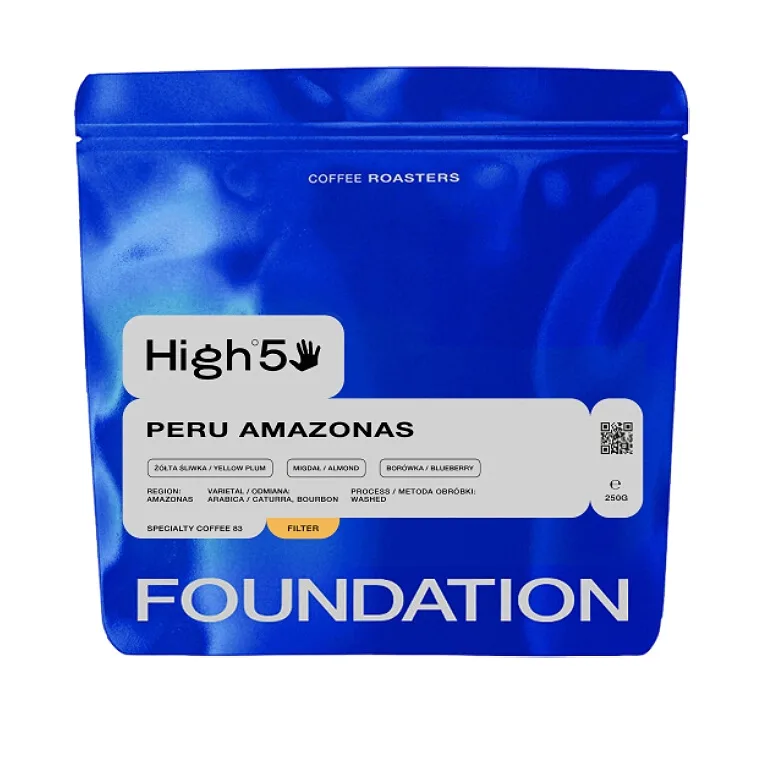 Кофе в зёрнах Foundation Coffee Roasters High5 Перу Амазонас, для фильтра, 250 г