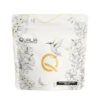 Кофе в зёрнах Qualia Колумбия Chevere Decaf без кофеина, 250 г