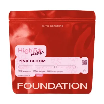 Кофе в зёрнах Foundation Coffee Roasters High5 Blend Pink Bloom Filtr 250 г