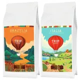 Набор кофе в зёрнах Trip Coffee Бразилия и Италия, 2х1 кг — фото 1