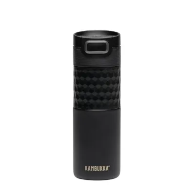 Термокружка Kambukka Etna Grip 500 мл, черная Black Velvet