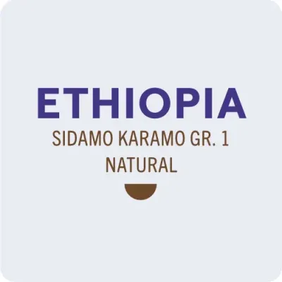Кофе в зёрнах Coffee Grange Ethiopia Sidamo Karamo Gr.1 Natural, 250 г