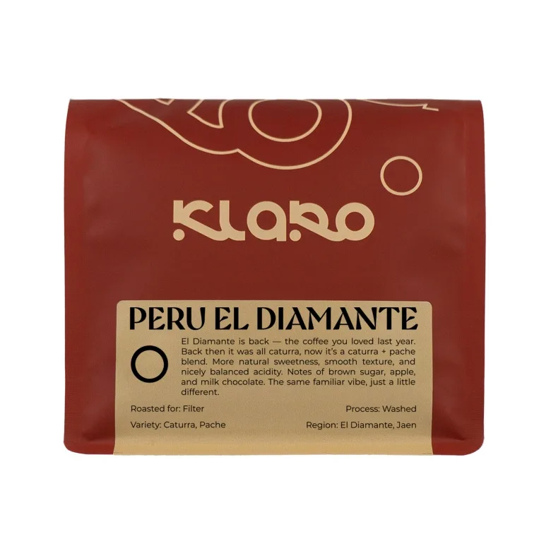 Кофе в зёрнах Klaro Перу Эль Диаманте для фильтра 250 г