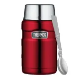 Термос для еды со складной ложкой и кружкой Thermos 710 мл, красный — фото 1
