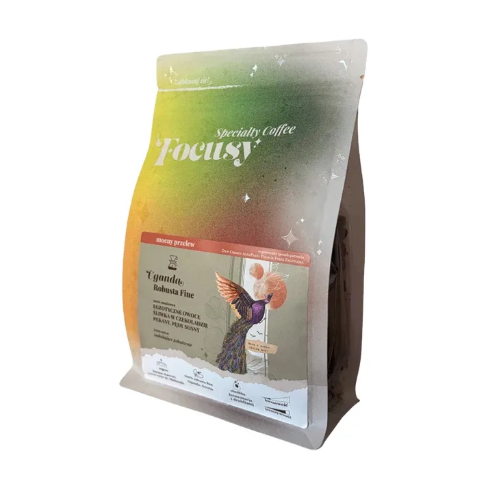 Кофе в зёрнах Focusy Uganda Robusta Fine для крепкого фильтр-кофе, 250 г