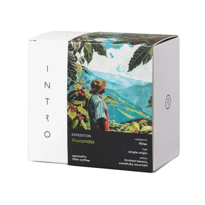 Кофе в зёрнах INTRO Rwanda Kizi Rift, 250 г