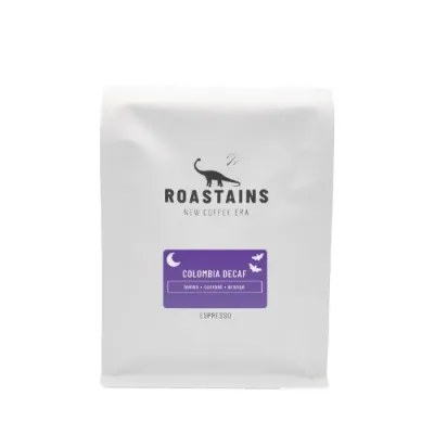 Кофе в зёрнах Roastains Kolumbia Decaf эспрессо без кофеина 250 г