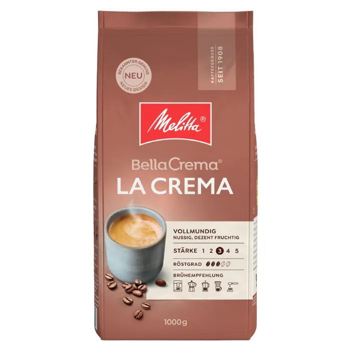 Кофе в зёрнах Melitta BellaCrema LaCrema 1 кг