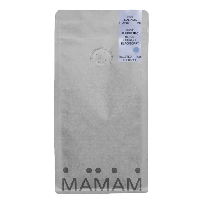 Кофе в зёрнах MAMAM Tanzania Itumbi PB эспрессо для кофемашин и кофеварок 250г