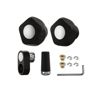 Комплект деревянных рукояток Lelit PLA2219 для MaraX3, дерево копченого дуба