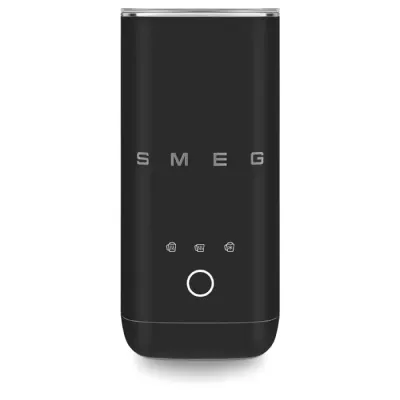 Электрический вспениватель молока Smeg MFF02BLMEU, черный матовый
