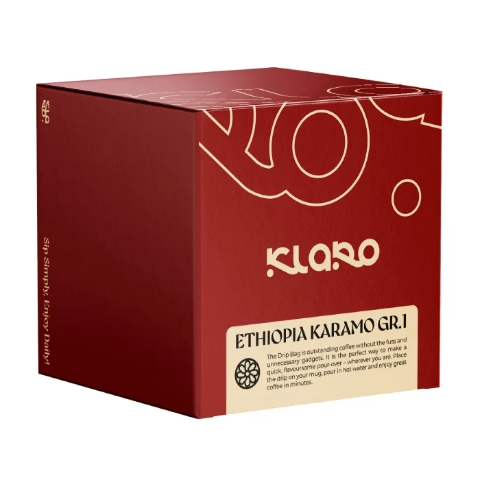Кофе в дрип-пакетах Klaro Эфиопия Карамо, 8х11 г