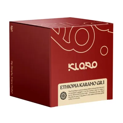 Кофе в дрип-пакетах Klaro Эфиопия Карамо, 8х11 г