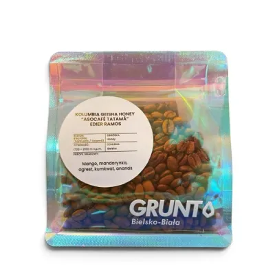 Кофе в зёрнах Grunt Колумбия Гейша Хани Татама 150 г