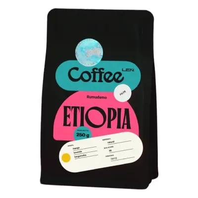 Кофе в зёрнах Len Coffee Etiopia Rumudamo, 250 г