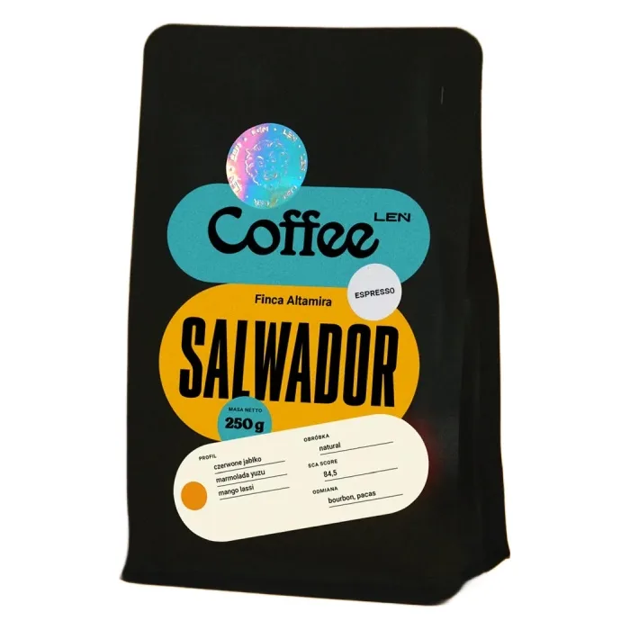 Кофе в зёрнах Len Coffee Salwador Finca Altamira Espresso, 250 г