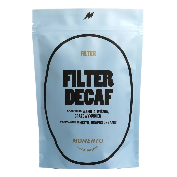 Кофе в зёрнах Momento Filter Decaf, без кофеина, 250 г