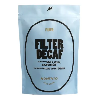 Кофе в зёрнах Momento Filter Decaf, без кофеина, 250 г