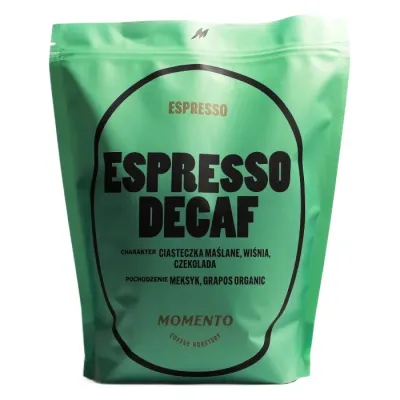 Кофе в зернах Momento Espresso Decaf без кофеина, 1 кг
