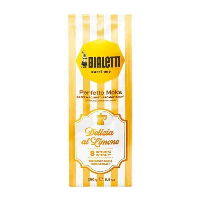 Кофе молотый Bialetti Perfetto Moka Delizia al Limone, 250 г